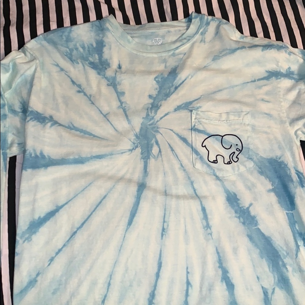 Ivory Ella Blue Tie-Dye Long Sleeve